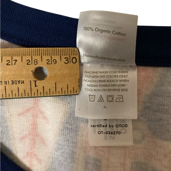 Hanna Andersson Women’s XL Christmas Holiday Cotton Pajama Set Houses Trees - Picture 4 of 12